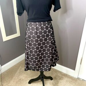 ReneeC Mod Geometric Circle Skirt Size Medium